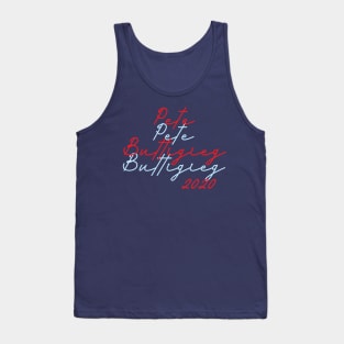 Mayor Pete Buttigieg for President 2020 Vintage Script Tank Top